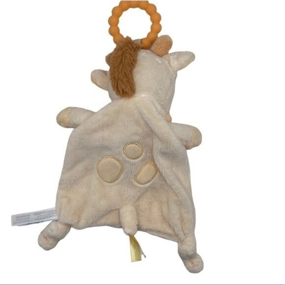 Douglas Baby Giraffe Lovey Plush Teething Ring Security Blanket - Picture 2 of 9